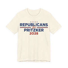 Republicans for J.B. Pritzker for President Campaign T-Shirt 2028