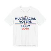Multiracial Voters for Mark Kelly for President Campaign T-Shirt 2028