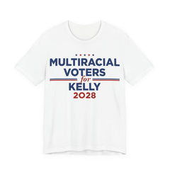 Multiracial Voters for Mark Kelly for President Campaign T-Shirt 2028