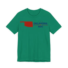 Oklahoma for AOC for President Campaign T-Shirt 2028