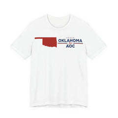 Oklahoma for AOC for President Campaign T-Shirt 2028
