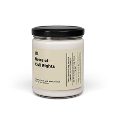 Notes of Civil Rights – Hand-Poured Soy Candle (9 oz)