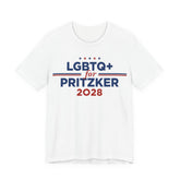 LGBTQ+ for J.B. Pritzker for President Campaign T-Shirt 2028