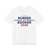 Nurses for Cory Booker for President Campaign T-Shirt 2028