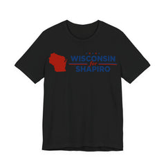 Wisconsin for Josh Shapiro for President Campaign T-Shirt 2028