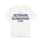 Veterans for Amy Klobuchar for President Campaign T-Shirt 2028