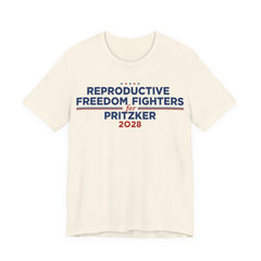 Reproductive Freedom Fighters for J.B. Pritzker for President Campaign T-Shirt 2028