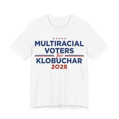 Multiracial Voters for Amy Klobuchar for President Campaign T-Shirt 2028