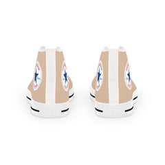 Beige Prideverse Men's High Top Sneakers