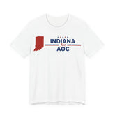 Indiana for AOC for President Campaign T-Shirt 2028