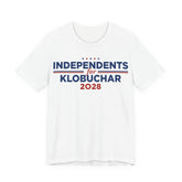 Independents for Amy Klobuchar for President Campaign T-Shirt 2028
