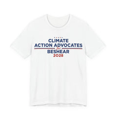 Climate Action Advocates for Beshear 2028 T-Shirt | Bella+Canvas 3001 Political Graphic Tee