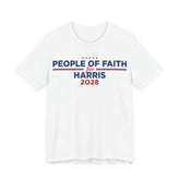 People of Faith for Kamala Harris for President Campaign T-Shirt 2028