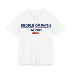 People of Faith for Kamala Harris for President Campaign T-Shirt 2028