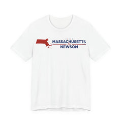 Massachusetts for Gavin Newsom for President Campaign T-Shirt 2028