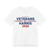 Veterans for Kamala Harris for President Campaign T-Shirt 2028