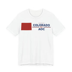 Colorado for AOC for President Campaign T-Shirt 2028
