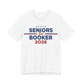 Seniors for Cory Booker for President Campaign T-Shirt 2028