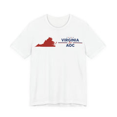 Virginia for AOC for President Campaign T-Shirt 2028
