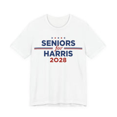 Seniors for Kamala Harris for President Campaign T-Shirt 2028