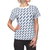 AOC Women’s All-Over Print T-Shirt – Political Graphic Tee for Progressive Everyday Style
