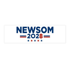 Gavin Newsom 2028 Bumper Sticker — Political Campaign Sticker