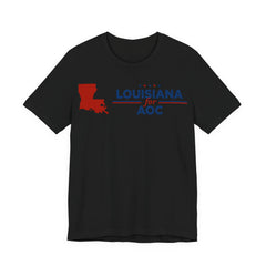 Louisiana for AOC for President Campaign T-Shirt 2028