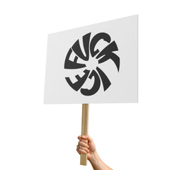 Fuck ICE Protest Sign - Political Rally Placard