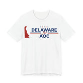 Delaware for AOC for President Campaign T-Shirt 2028