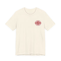 they/them Red Stamp Pronoun T-Shirt – Vintage Chest Graphic Tee