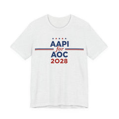 AAPI Asian American and Pacific Islander for AOC Campaign T-Shirt for President 2028