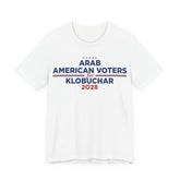Arab American Voters for Amy Klobuchar for President Campaign T-Shirt 2028