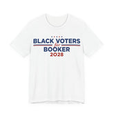 Black Voters for Cory Booker Campaign T-Shirt for President 2028