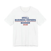 Small Business Owners for Cory Booker for President Campaign T-Shirt 2028
