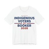 Indigenous Voters / Native Americans for Cory Booker for President Campaign T-Shirt 2028
