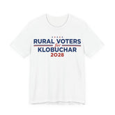 Rural Voters for Amy Klobuchar for President Campaign T-Shirt 2028