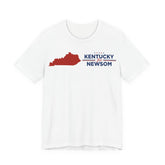 Kentucky for Gavin Newsom for President Campaign T-Shirt 2028