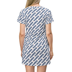 Harris T-Shirt Dress – Kamala Political Graphic A-Line Dress