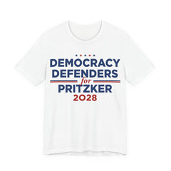 Democracy Defenders for J.B. Pritzker for President Campaign T-Shirt 2028