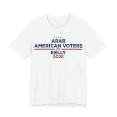 Arab American Voters for Mark Kelly for President Campaign T-Shirt 2028