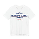 Pacific Islander Voters for Josh Shapiro for President Campaign T-Shirt 2028