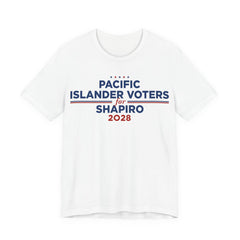 Pacific Islander Voters for Josh Shapiro for President Campaign T-Shirt 2028