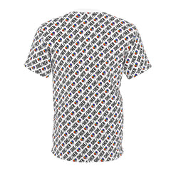 She/Her Pride Pattern T-Shirt | All-Over Print Pronoun Tee
