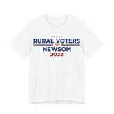 Rural Voters for Gavin Newsom for President Campaign T-Shirt 2028