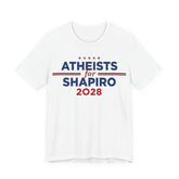 Atheists for Josh Shapiro for President Campaign T-Shirt 2028