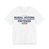 Rural Voters for J.B. Pritzker for President Campaign T-Shirt 2028