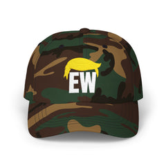 EW Embroidered Classic Dad Cap — Funny Political Statement Baseball Cap