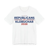 Republicans for Amy Klobuchar for President Campaign T-Shirt 2028