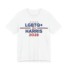 LGBTQ+ for Kamala Harris for President Campaign T-Shirt 2028