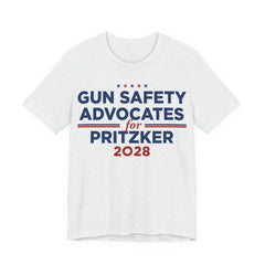 Gun Safety Advocates for J.B. Pritzker for President Campaign T-Shirt 2028